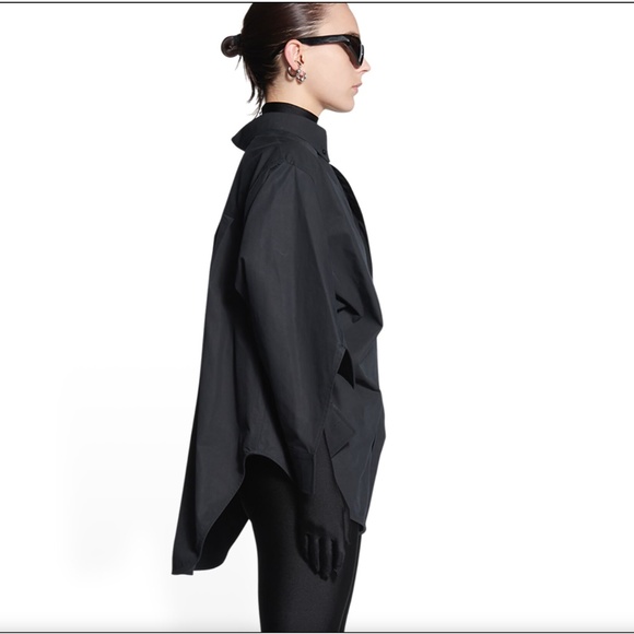 BALENCIAGA Oversized Poplin Shirt - Picture 3 of 12